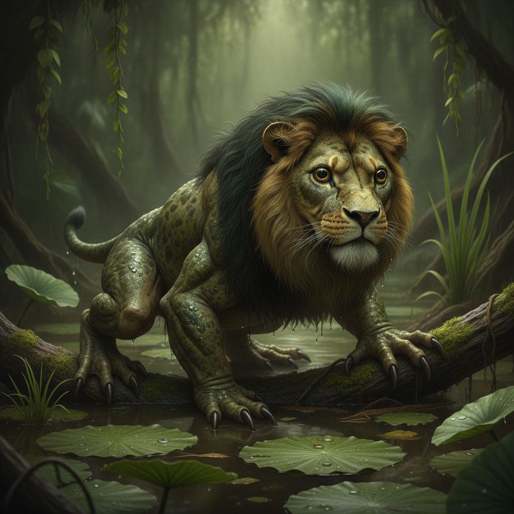 Leofrog - lion and frog hybrid
