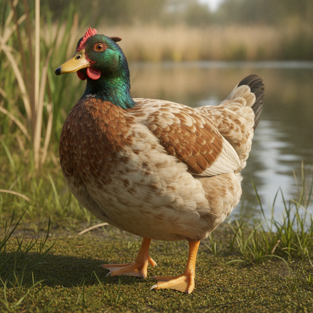 The Cluck-Quacker - duck and chicken hybrid