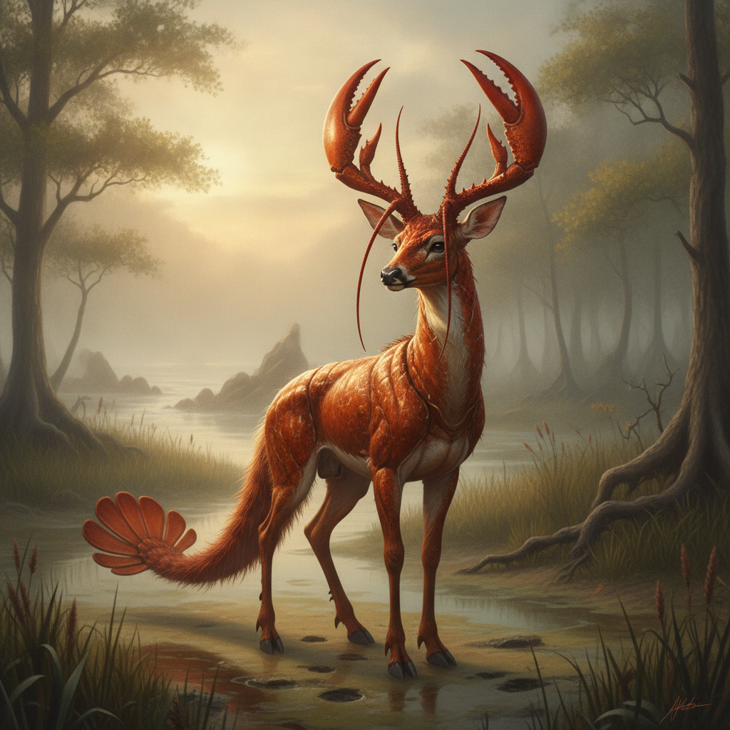 Lobbuck - deer and lobster hybrid