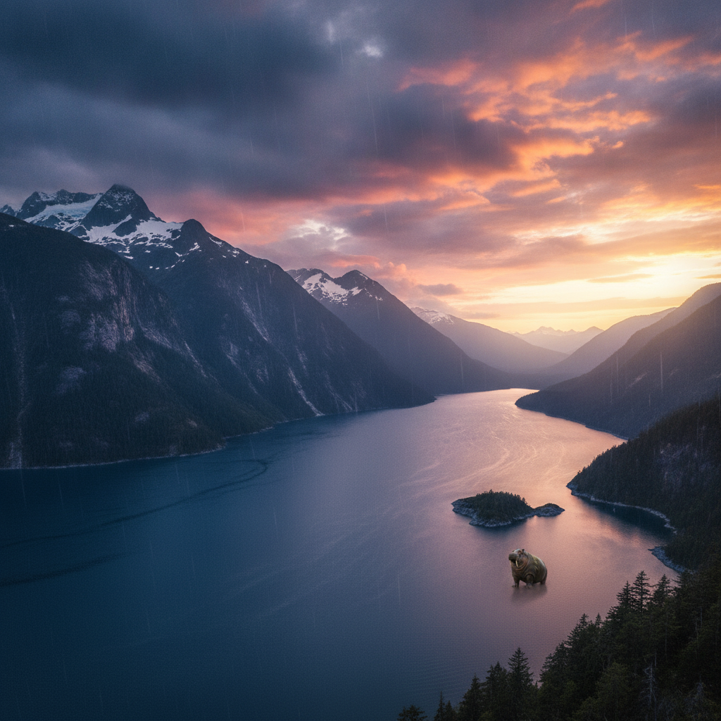 Hipparus in its natural habitat - Temperate Coastal Fjords and Large Glacial Lakes
