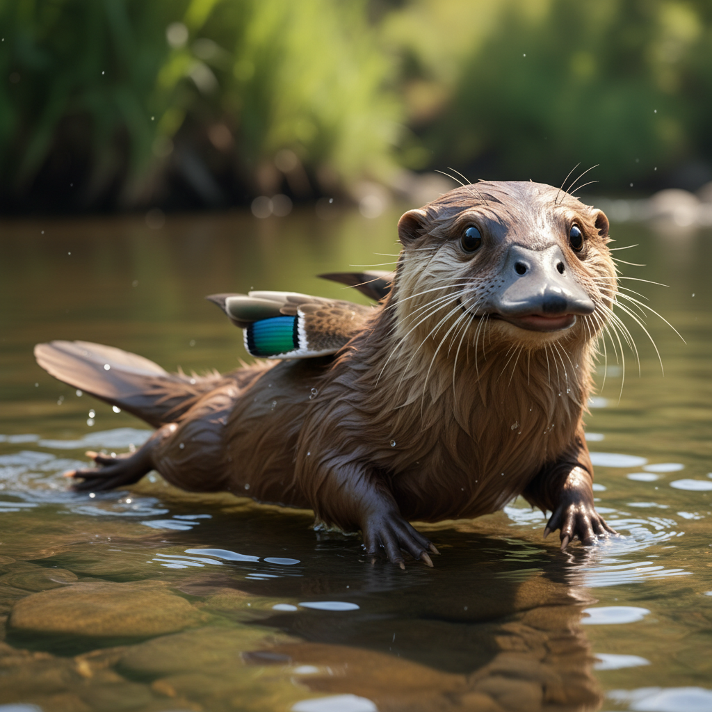 Riverquill - otter and duck hybrid