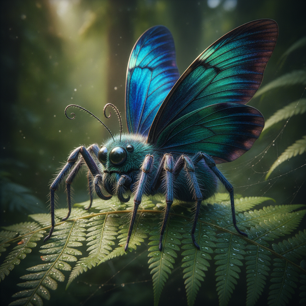 Silkenwing - butterfly and spider hybrid