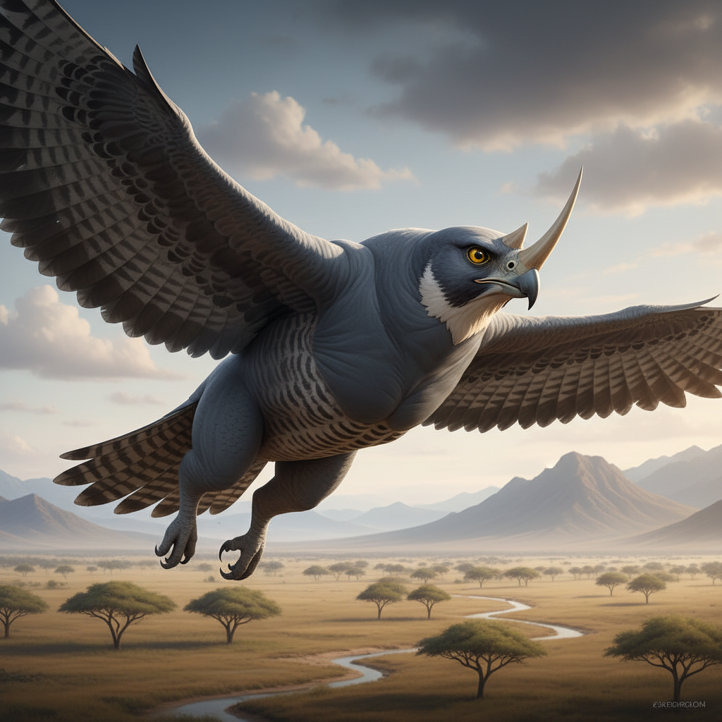 Aeroceros - rhino and falcon hybrid