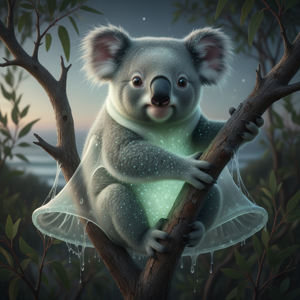 Koalap - jellyfish and koala hybrid