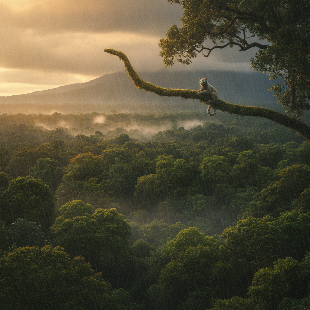Clawth in its natural habitat - Tropical and Subtropical Rainforest Canopies