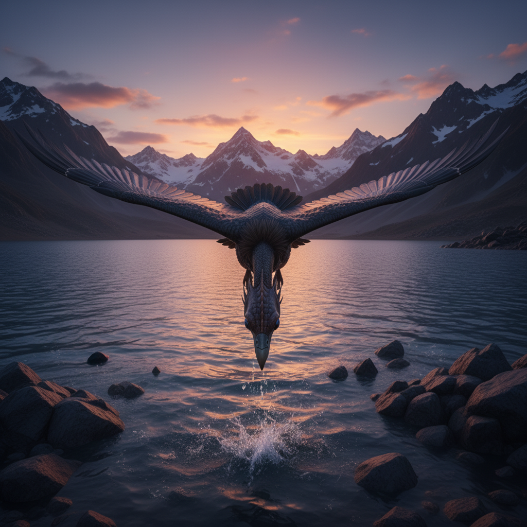 Shrimpture displaying characteristic behavior