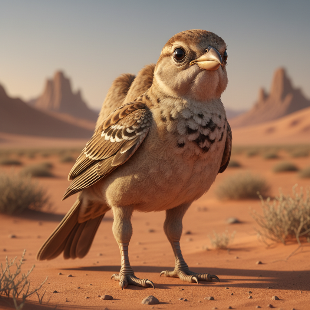 Spamel - sparrow and camel hybrid
