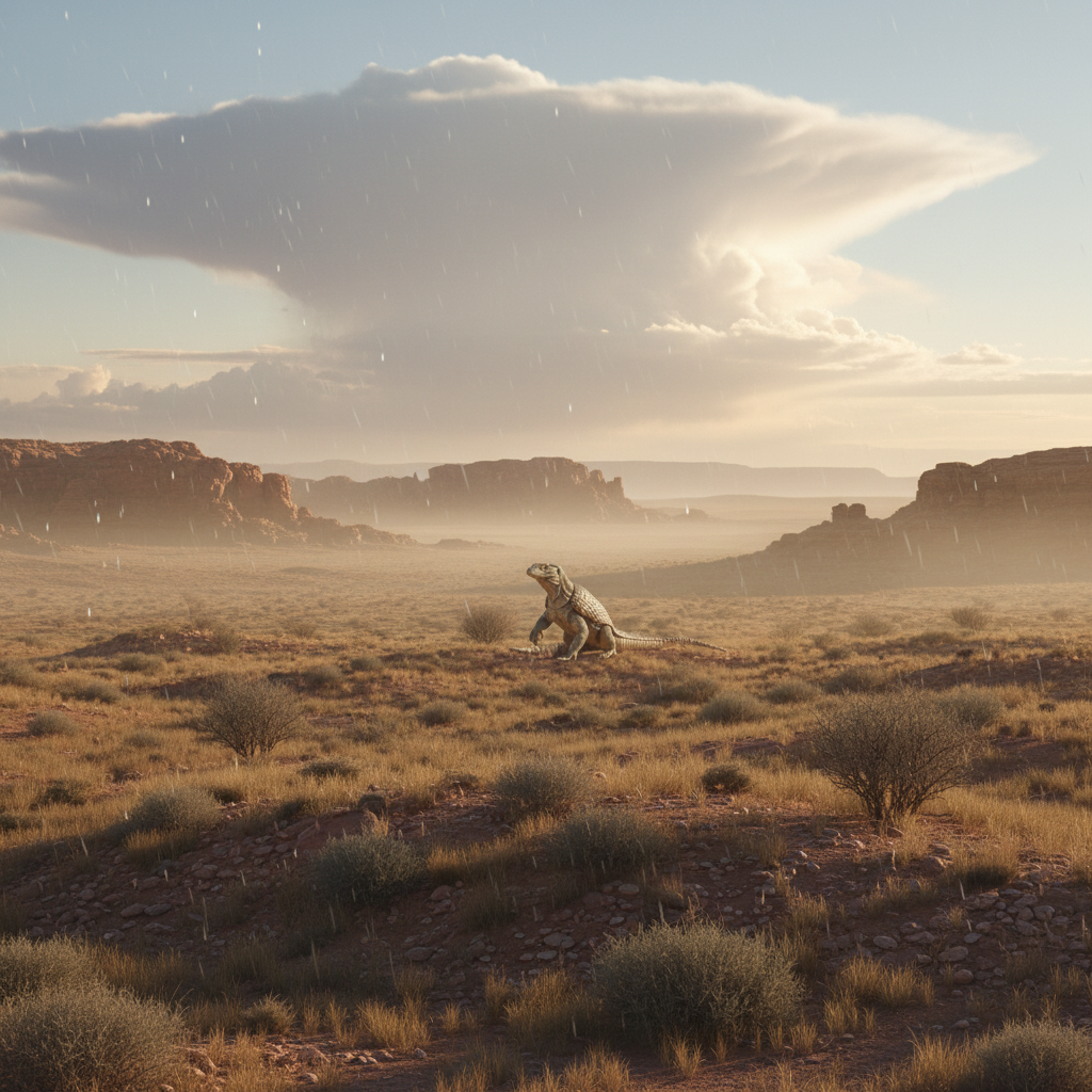 Armalisk in its natural habitat - Arid Scrublands & Rocky Deserts