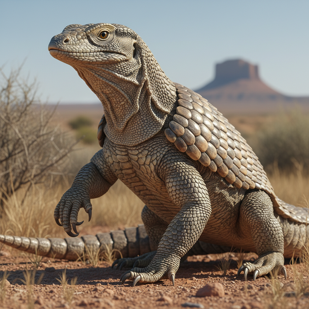 Armalisk - lizard and armadillo hybrid