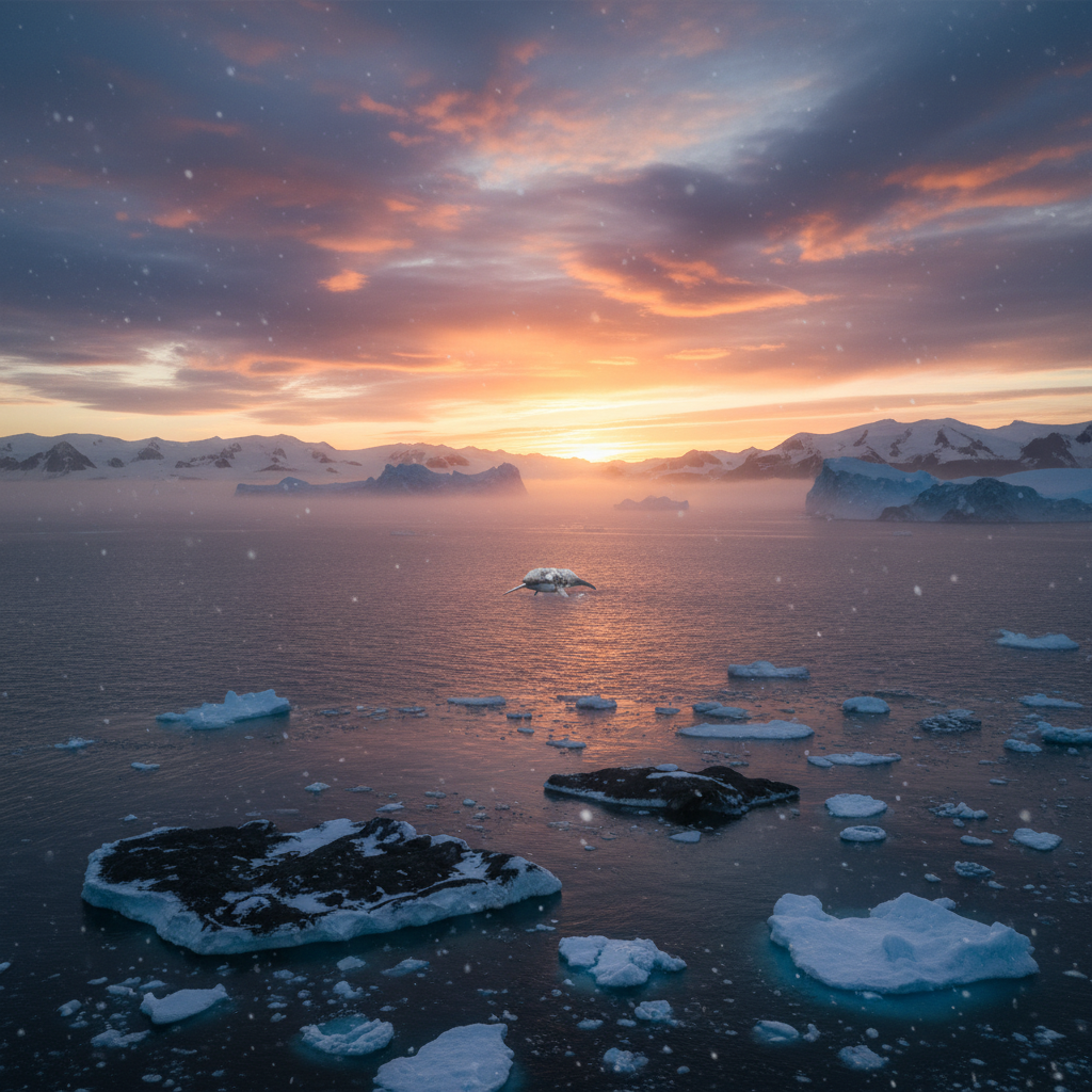 Narwhale in its natural habitat - Arctic and Sub-Arctic Oceans