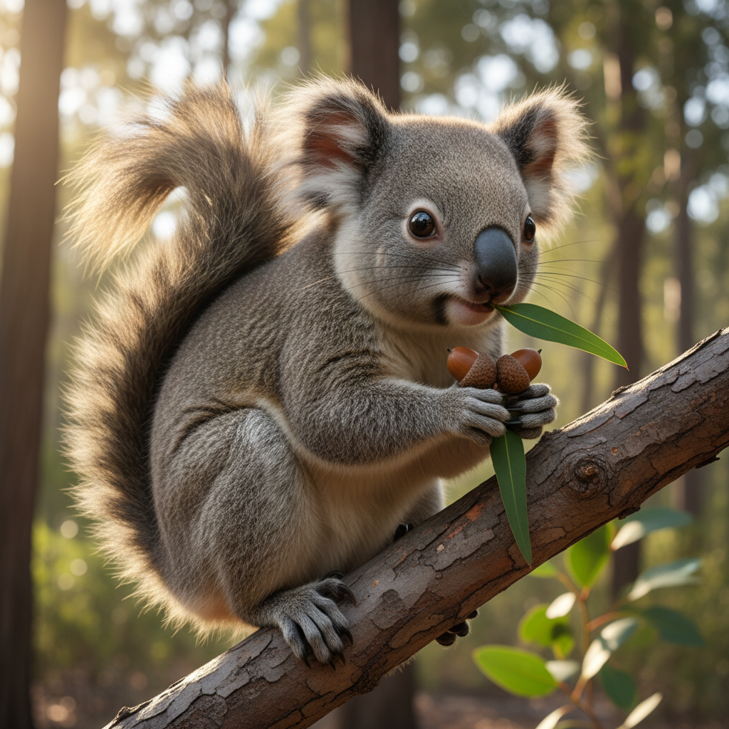 Kooarrel - squirrel and koala hybrid