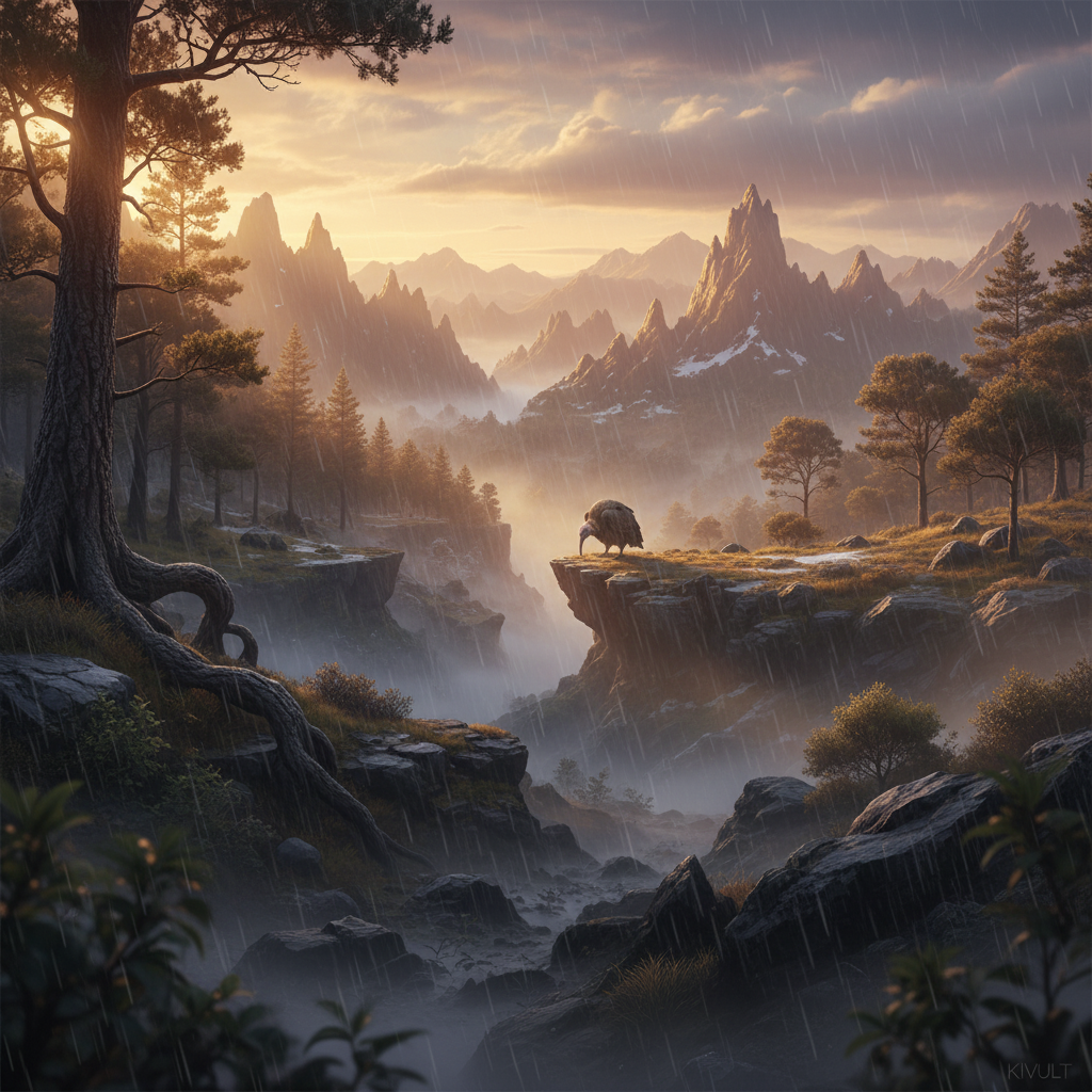 The Kivult in its natural habitat - Dense forest edges and mountainous scrublands