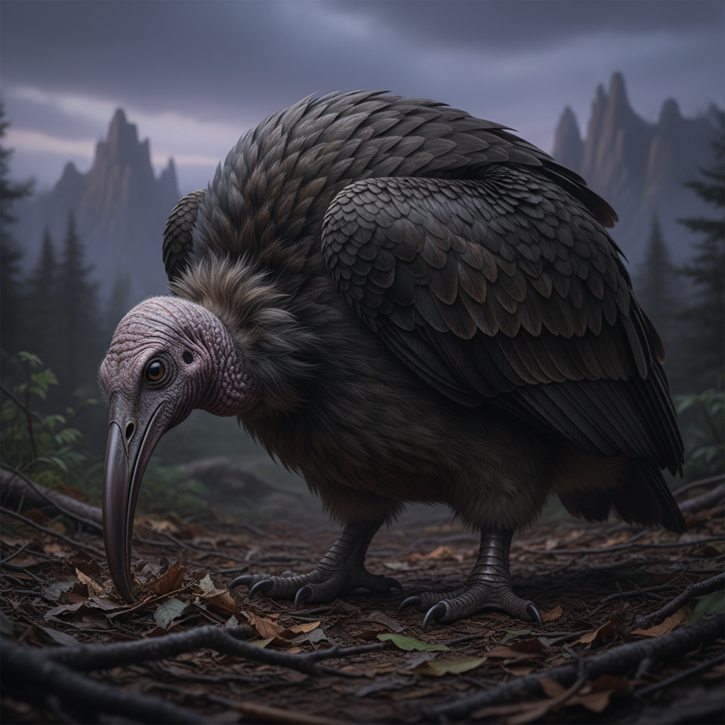 The Kivult - kiwi and vulture hybrid