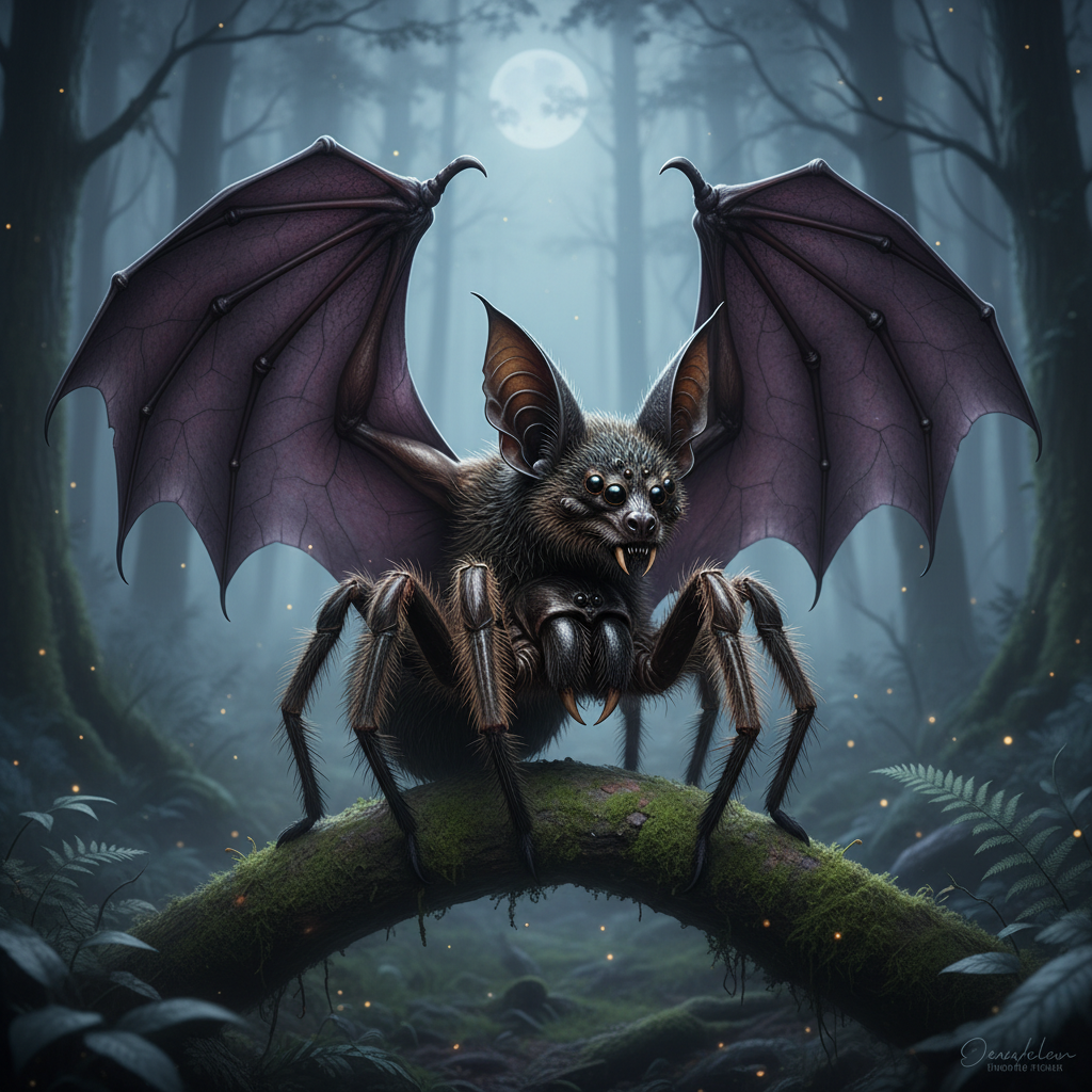 Spatterwing - bat and spider hybrid