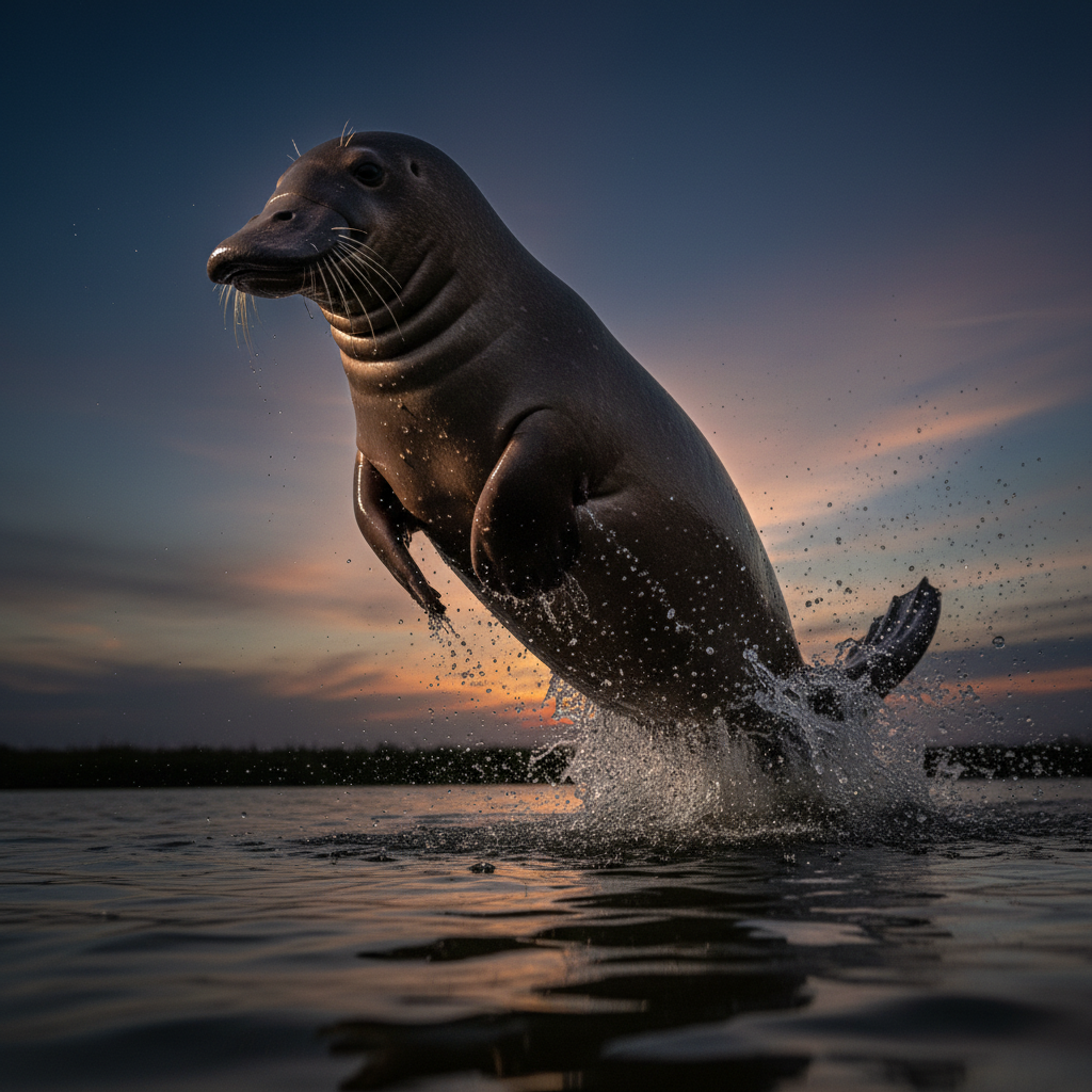 Platyseal displaying characteristic behavior