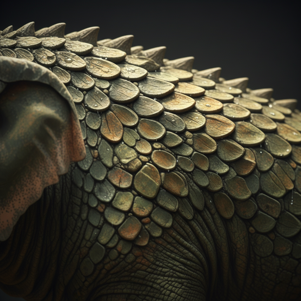 Illustration of Scalyphant's unique traits