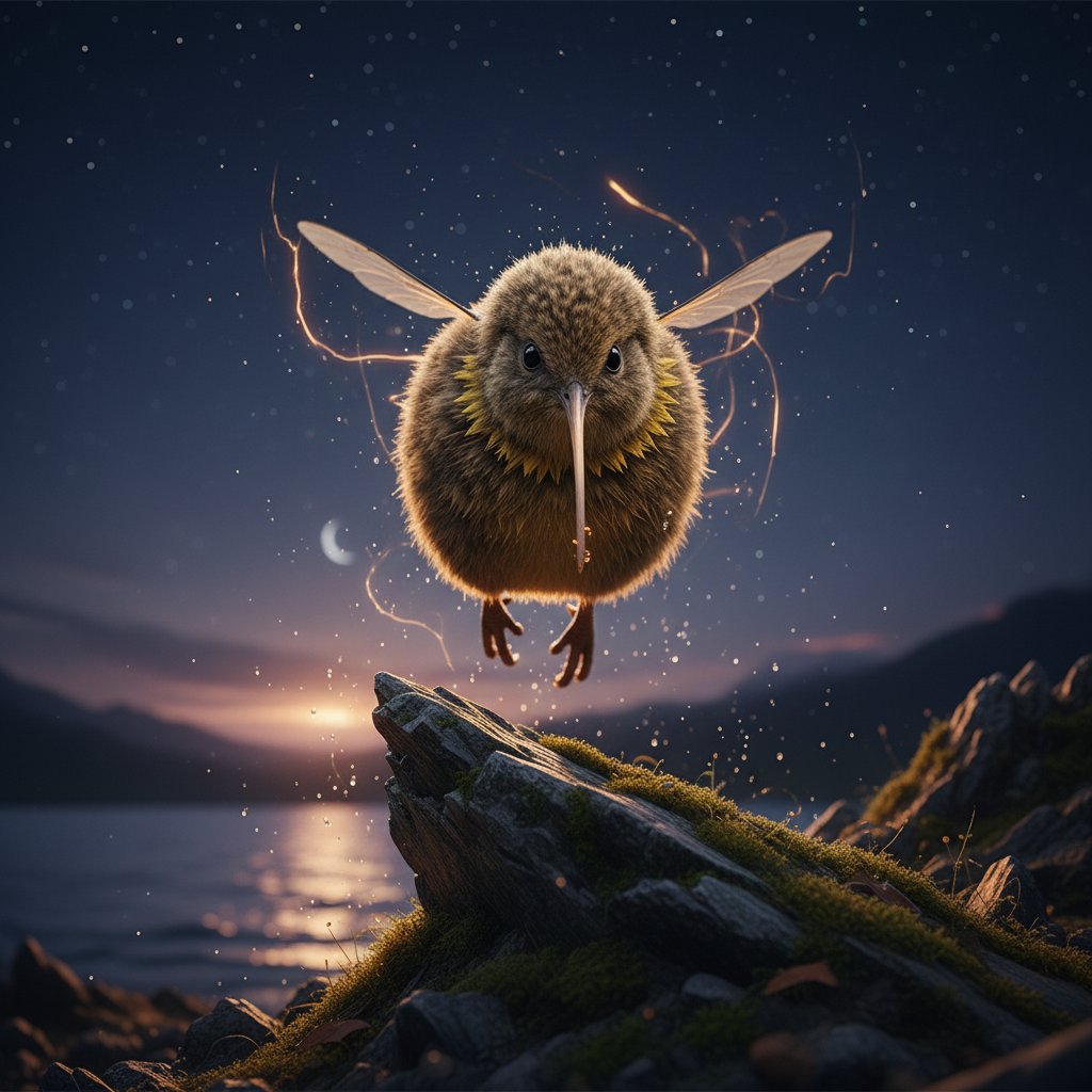 Kibee displaying characteristic behavior