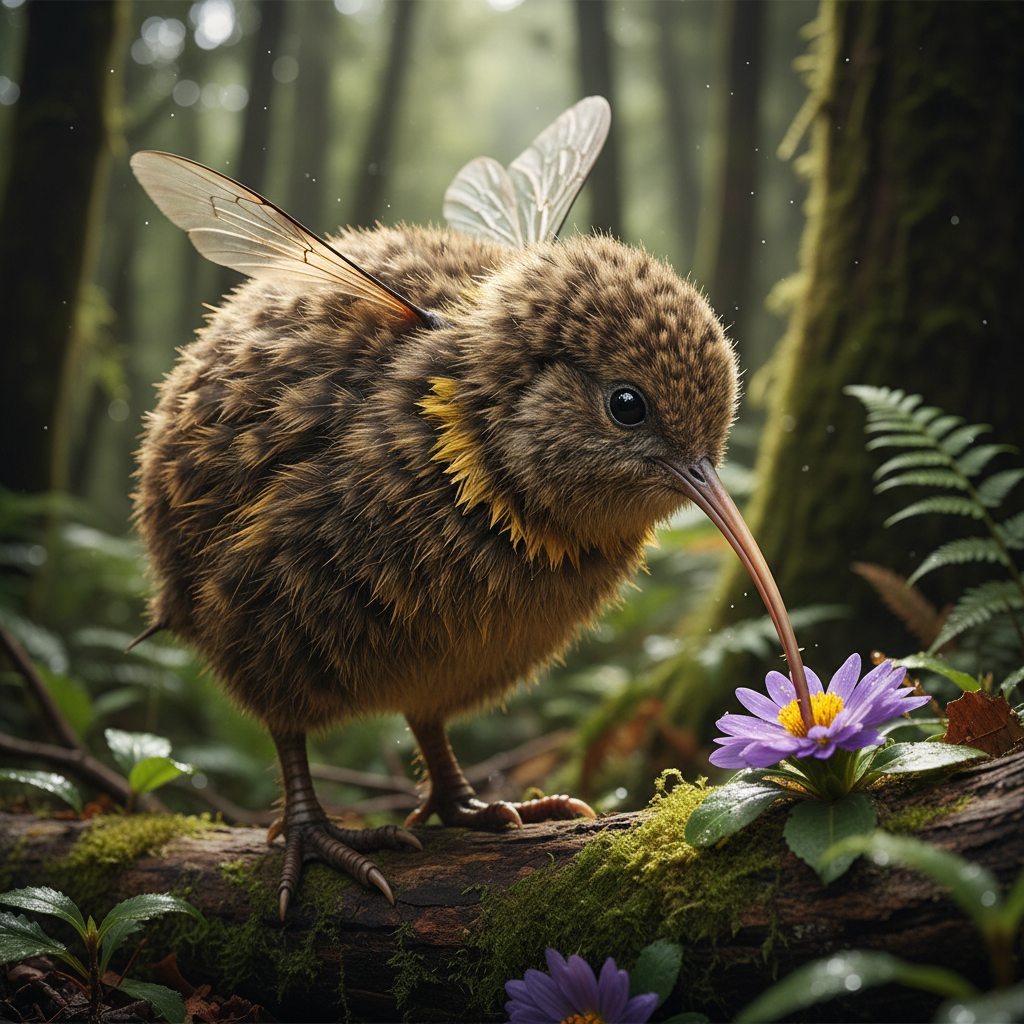 Kibee - bee and kiwi hybrid