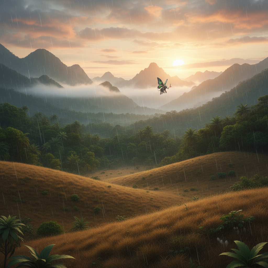 Elephly in its natural habitat - Tropical Savannas and Mountain Cloud Forests