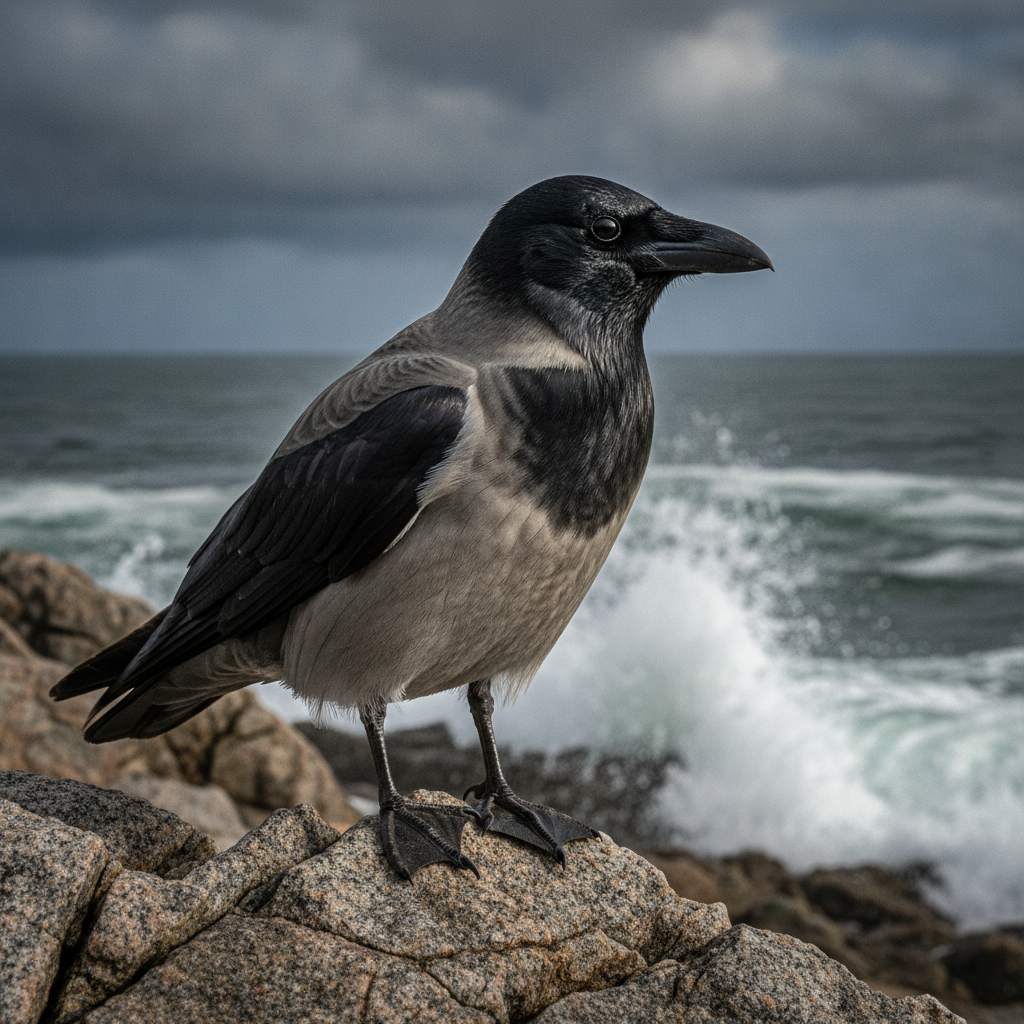 Corvull - crow and seagull hybrid