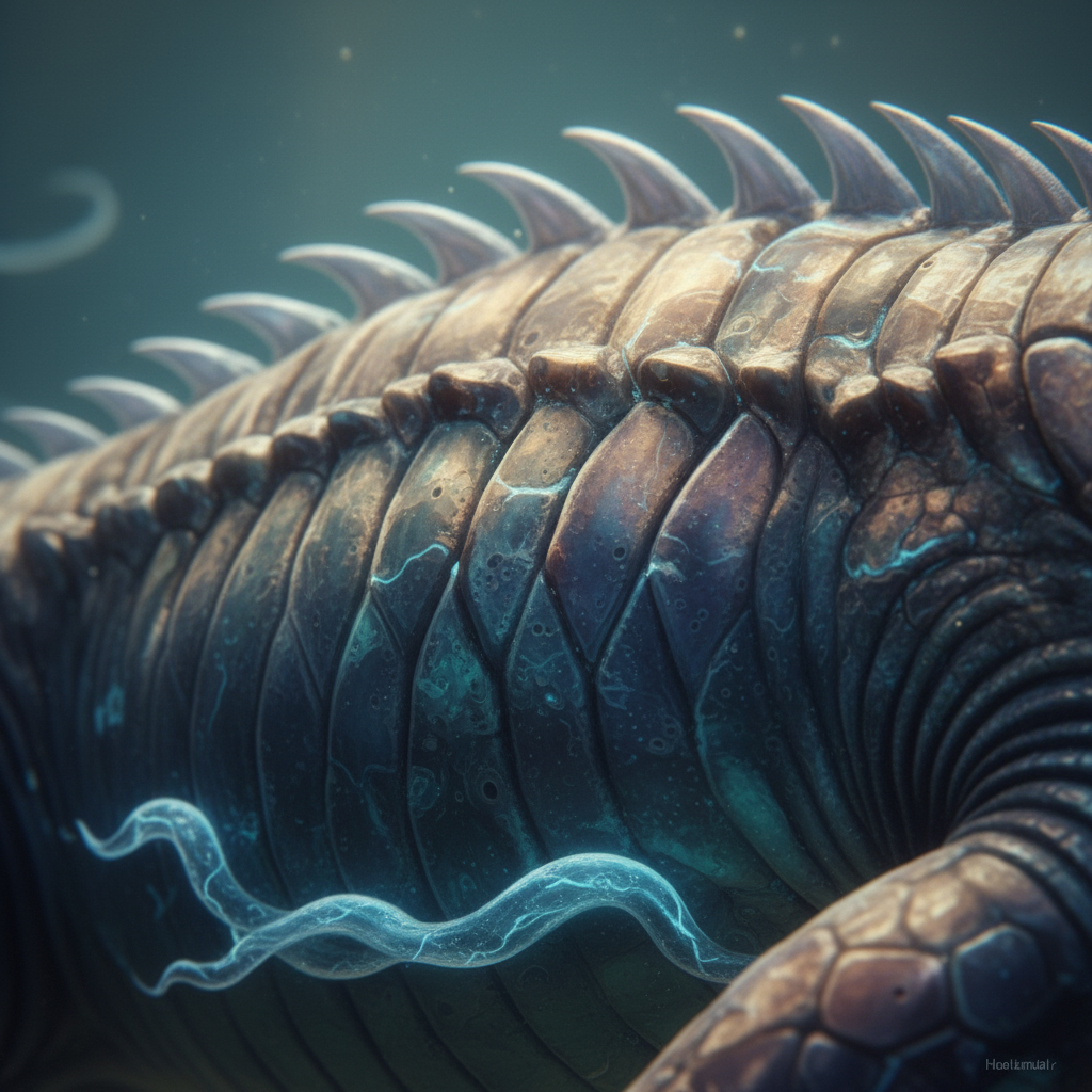 Illustration of Hydrasaur's unique traits