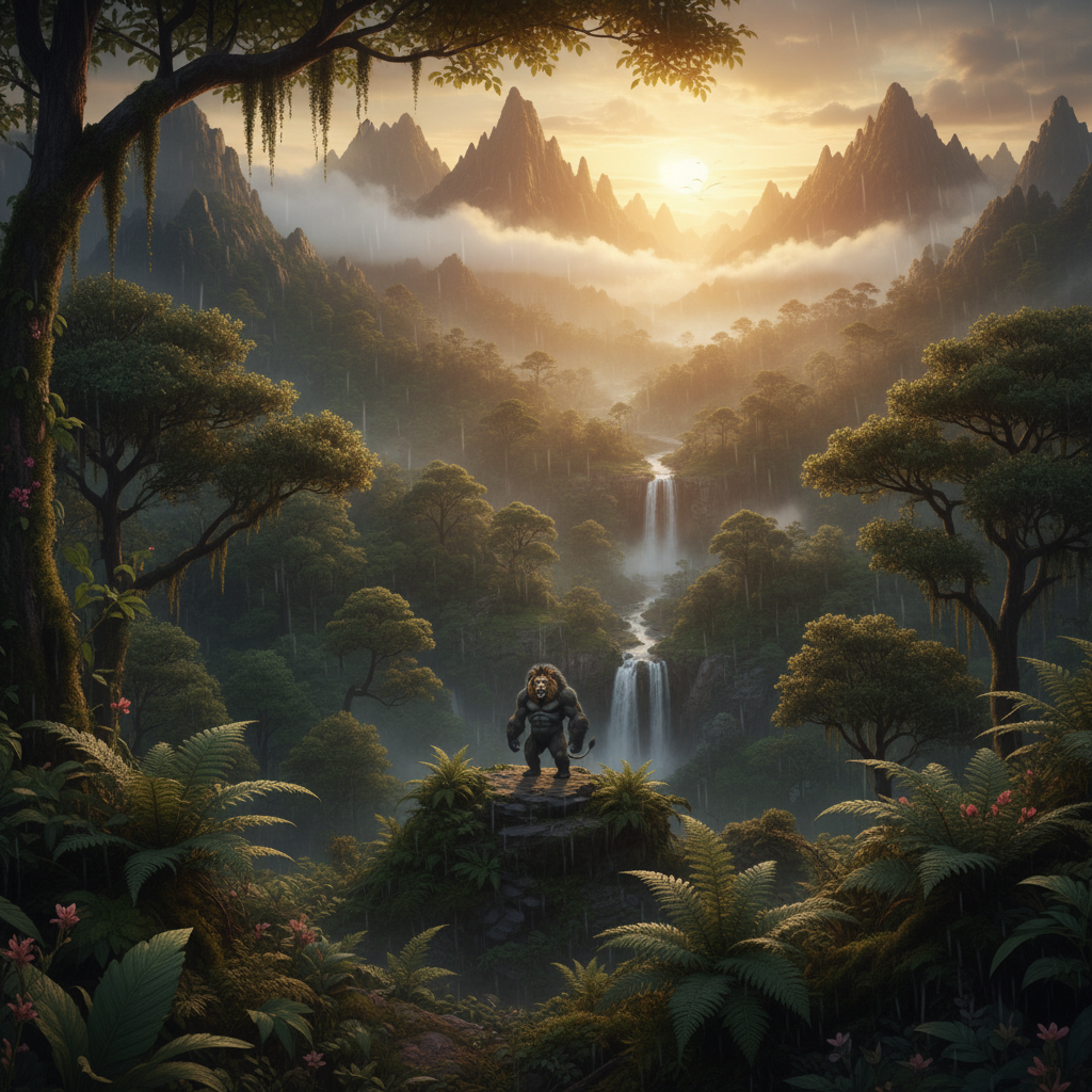 Grion in its natural habitat - Dense Afro-Montane Forests