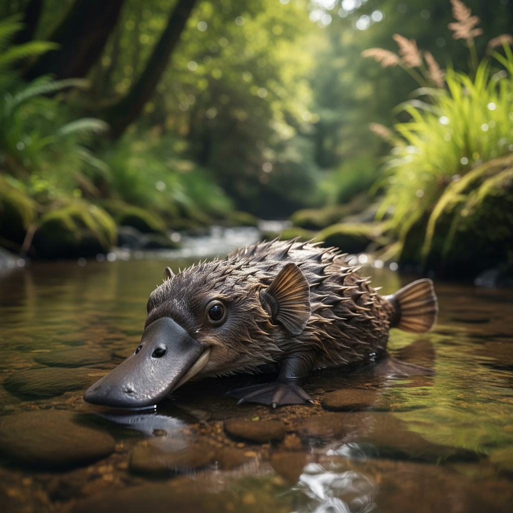 Platypuffer - pufferfish and platypus hybrid