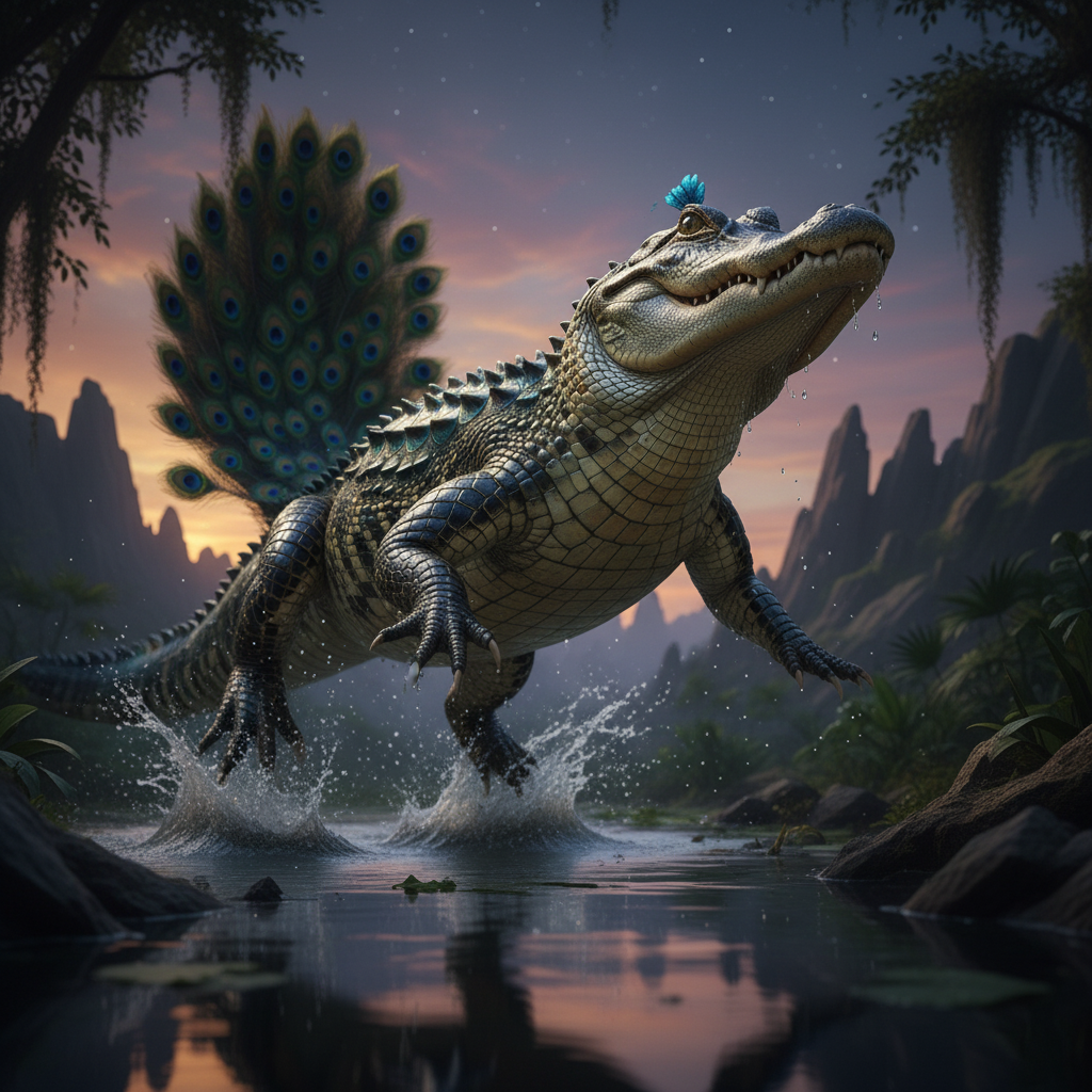 Pavogator displaying characteristic behavior