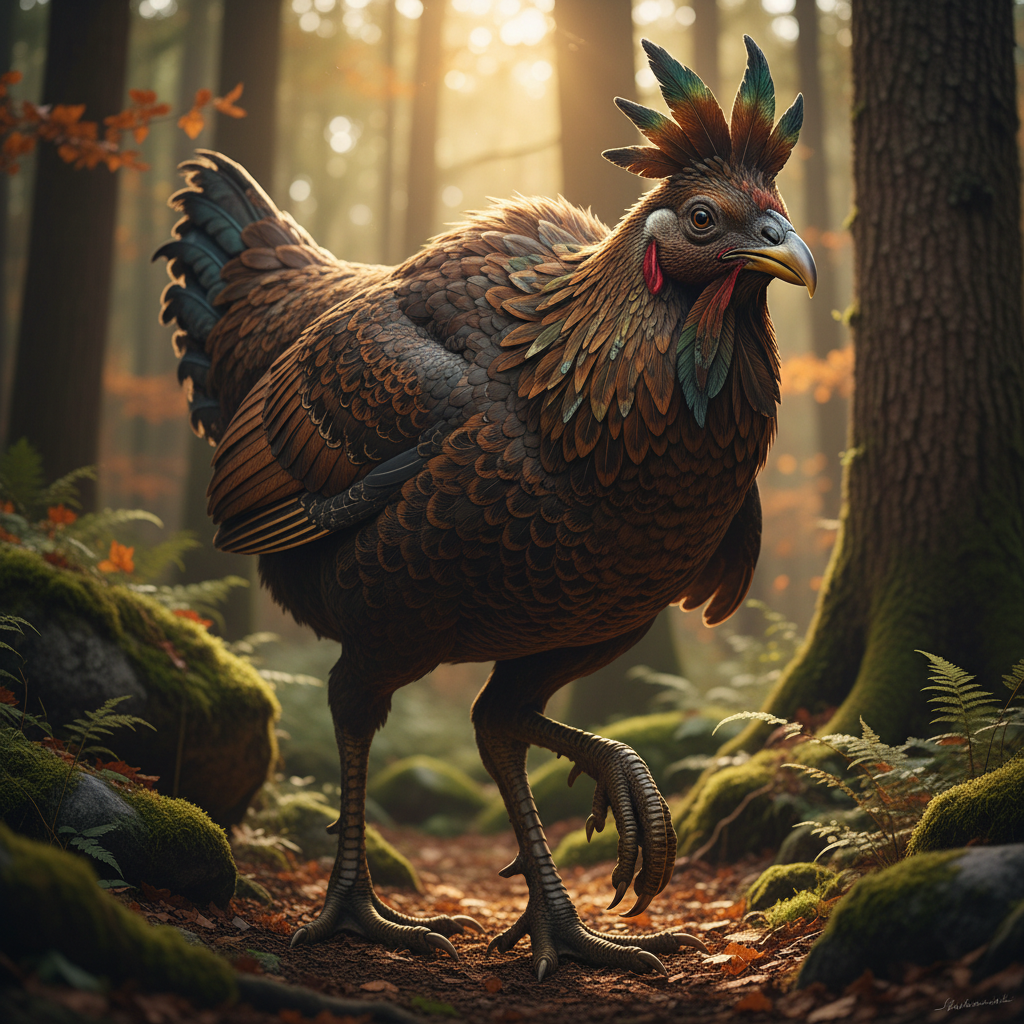 Moosken - moose and chicken hybrid