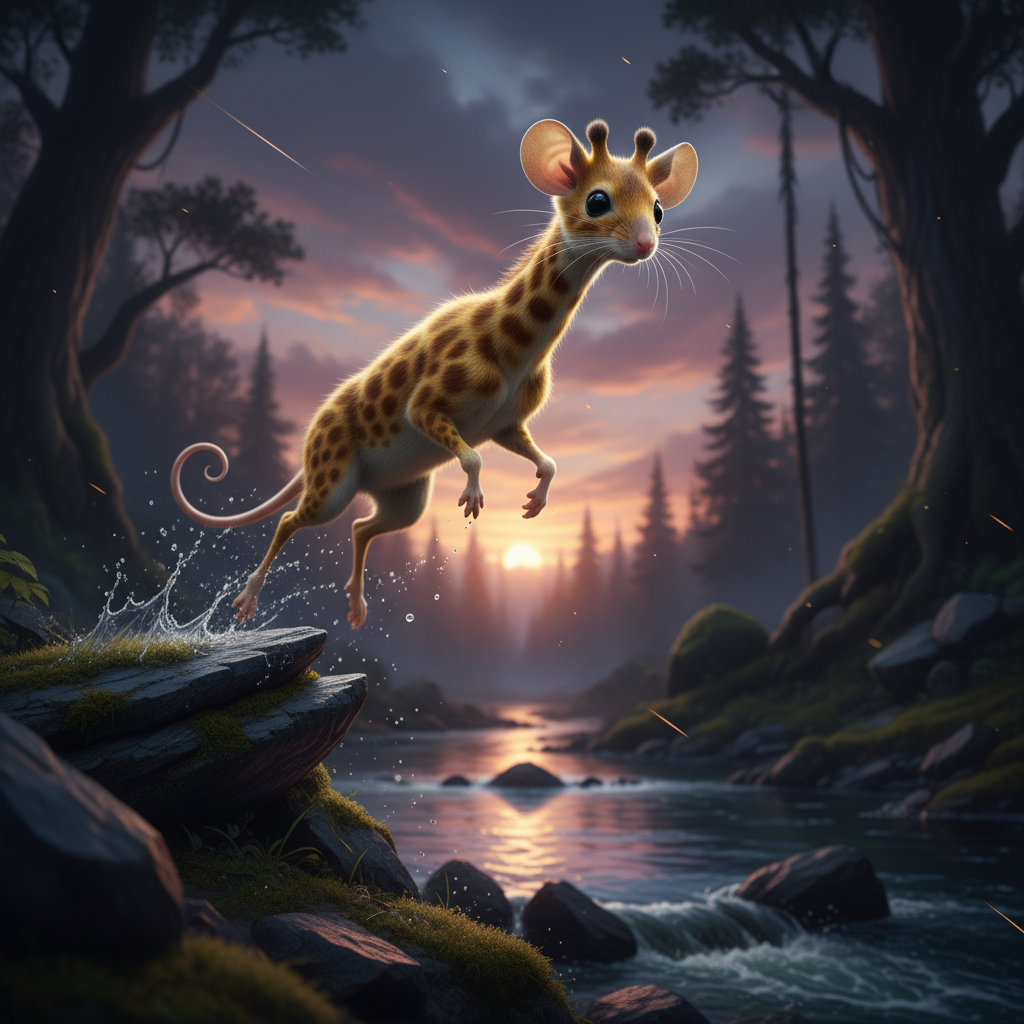 Mouserino displaying characteristic behavior