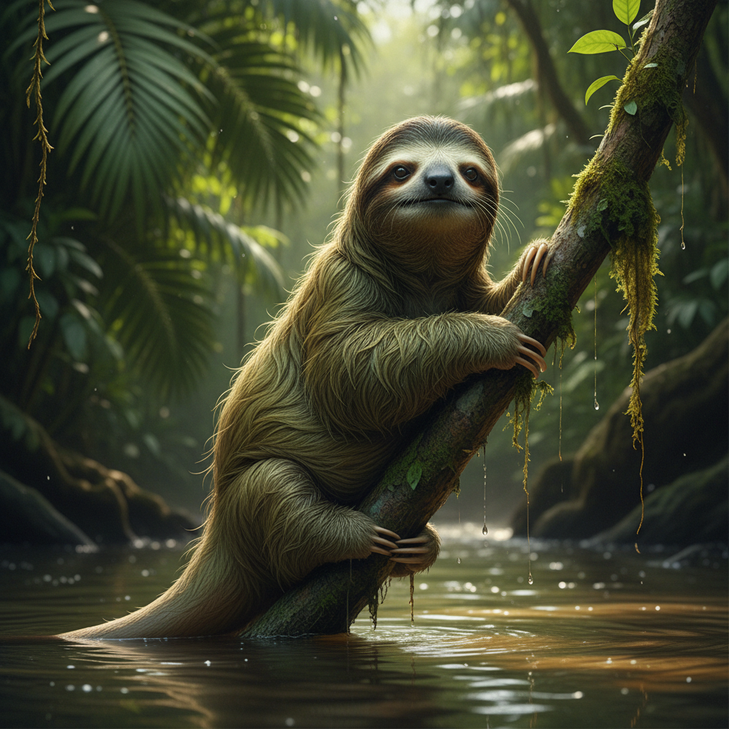 Sloatter - otter and sloth hybrid
