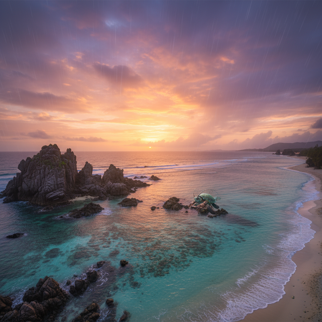 Lobstroise in its natural habitat - Coastal waters, rocky shores, and shallow reefs
