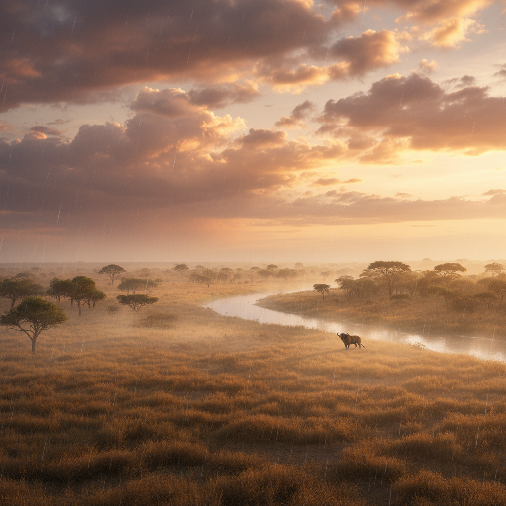 Tigralo in its natural habitat - Dense Savannas and Open Woodlands bordering major water sources