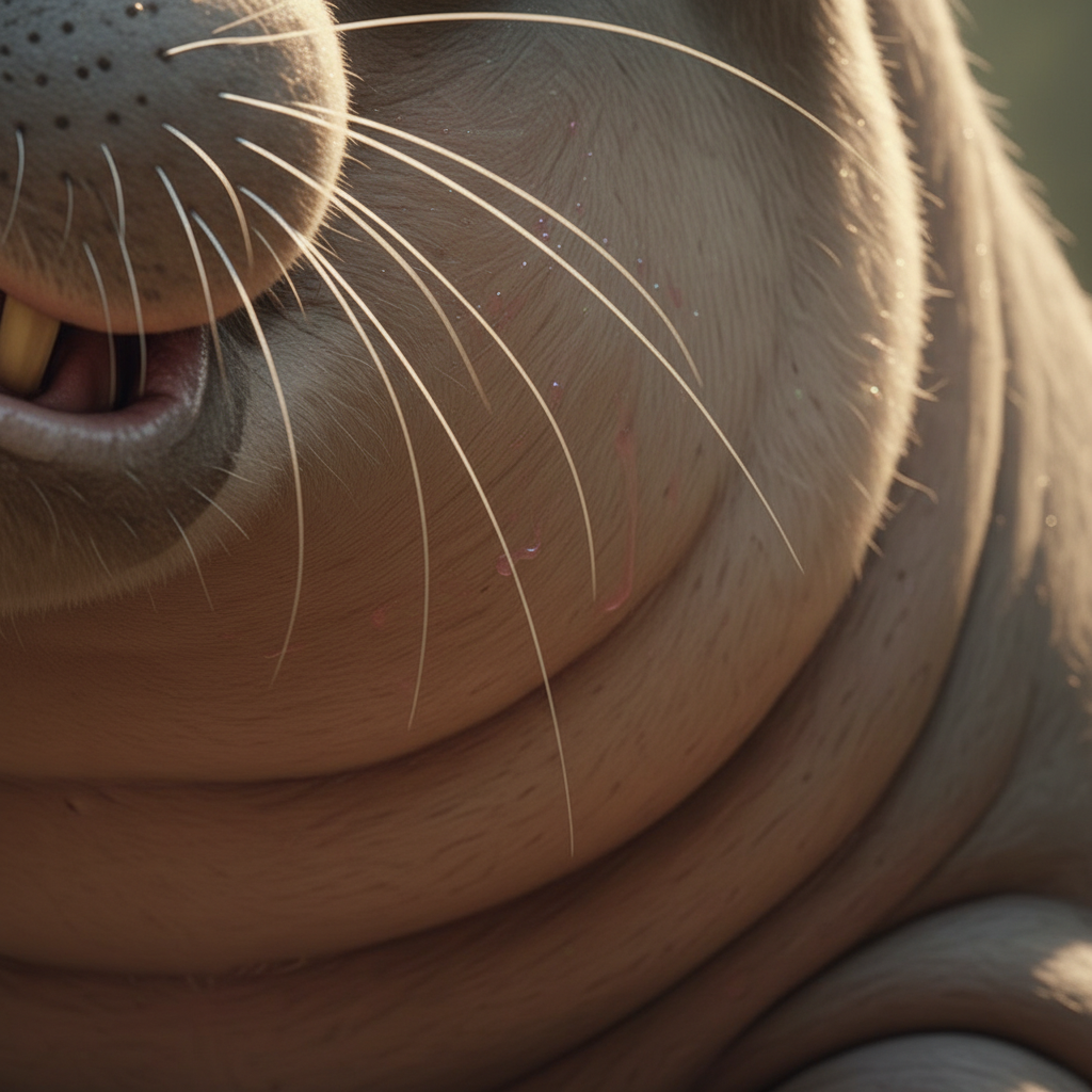 Illustration of Purrpotamus's unique traits