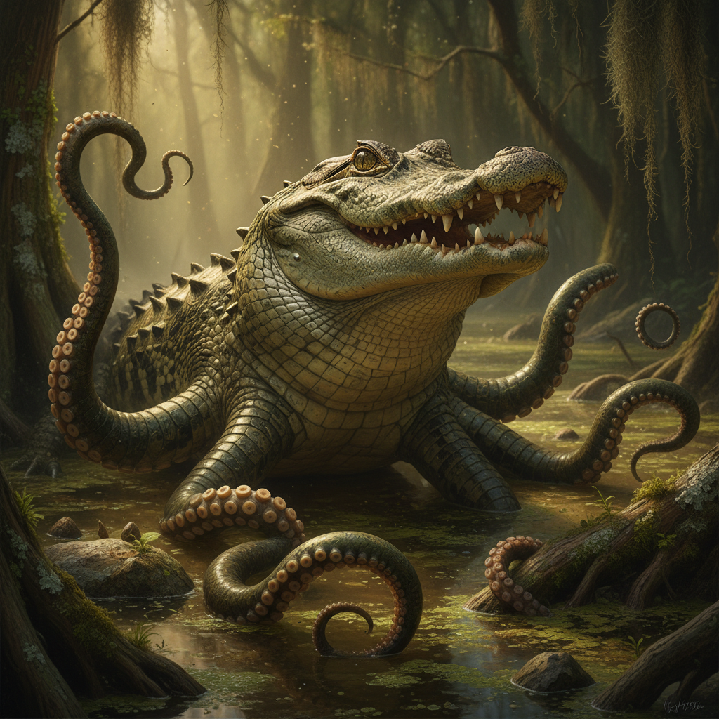 Croctopus - alligator and octopus hybrid