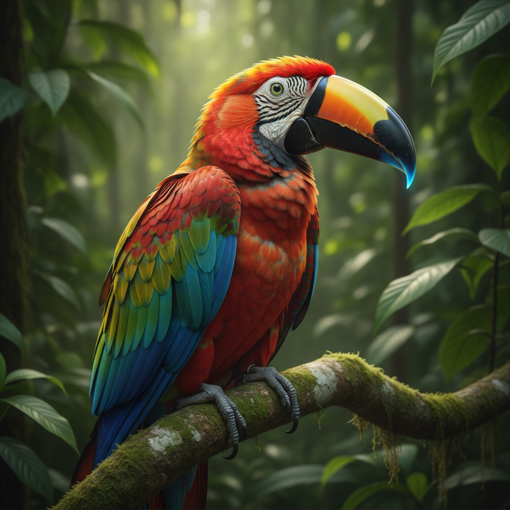 Parrocan - parrot and toucan hybrid