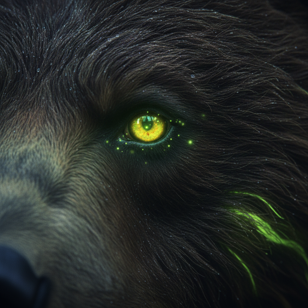 Illustration of Glowbear's unique traits