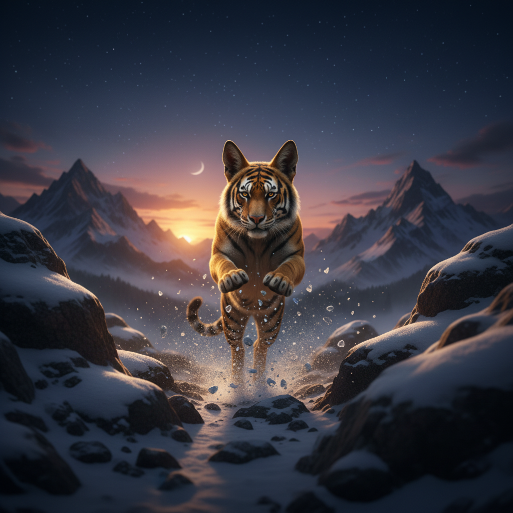 Tigound displaying characteristic behavior