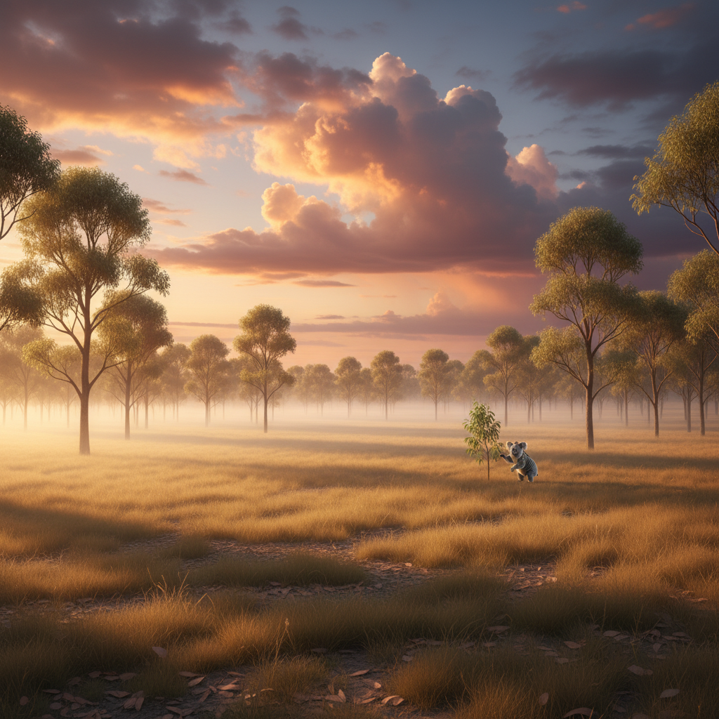 Zebrala in its natural habitat - Eucalyptus-rich Savannas and Woodland Edges