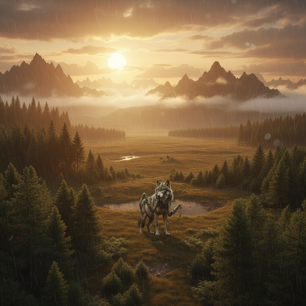 Lupantis in its natural habitat - Temperate Forests and Mountainous Grasslands