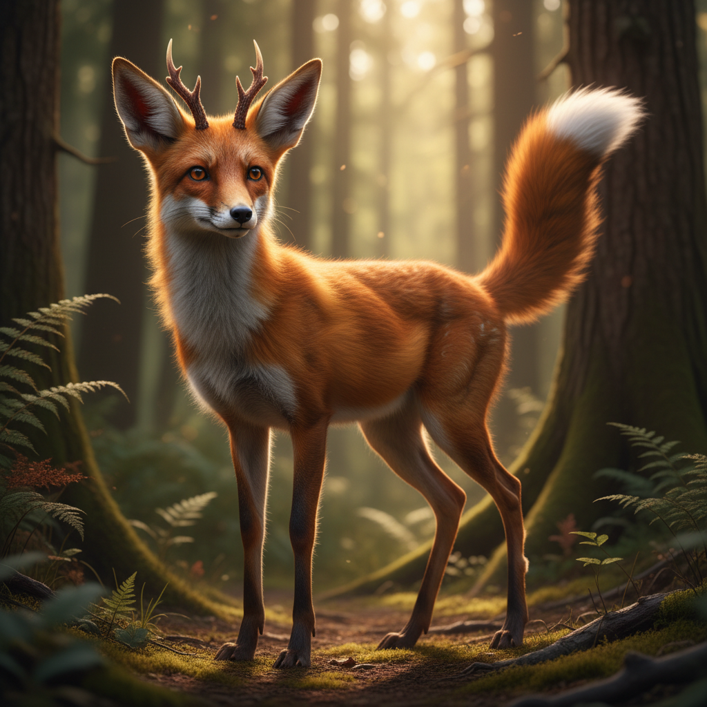 Fawx - fox and deer hybrid