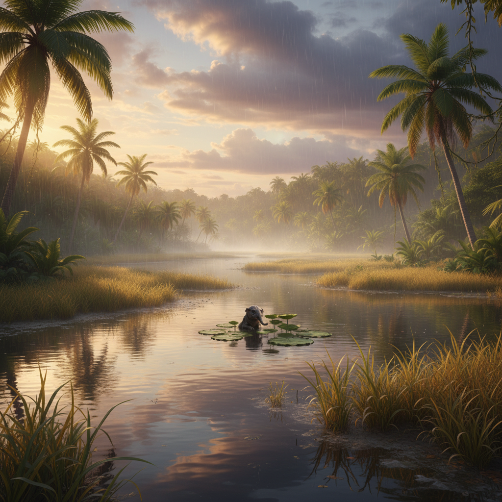 Trunkanter in its natural habitat - Tropical and Subtropical River Systems, Swamps, and Floodplains