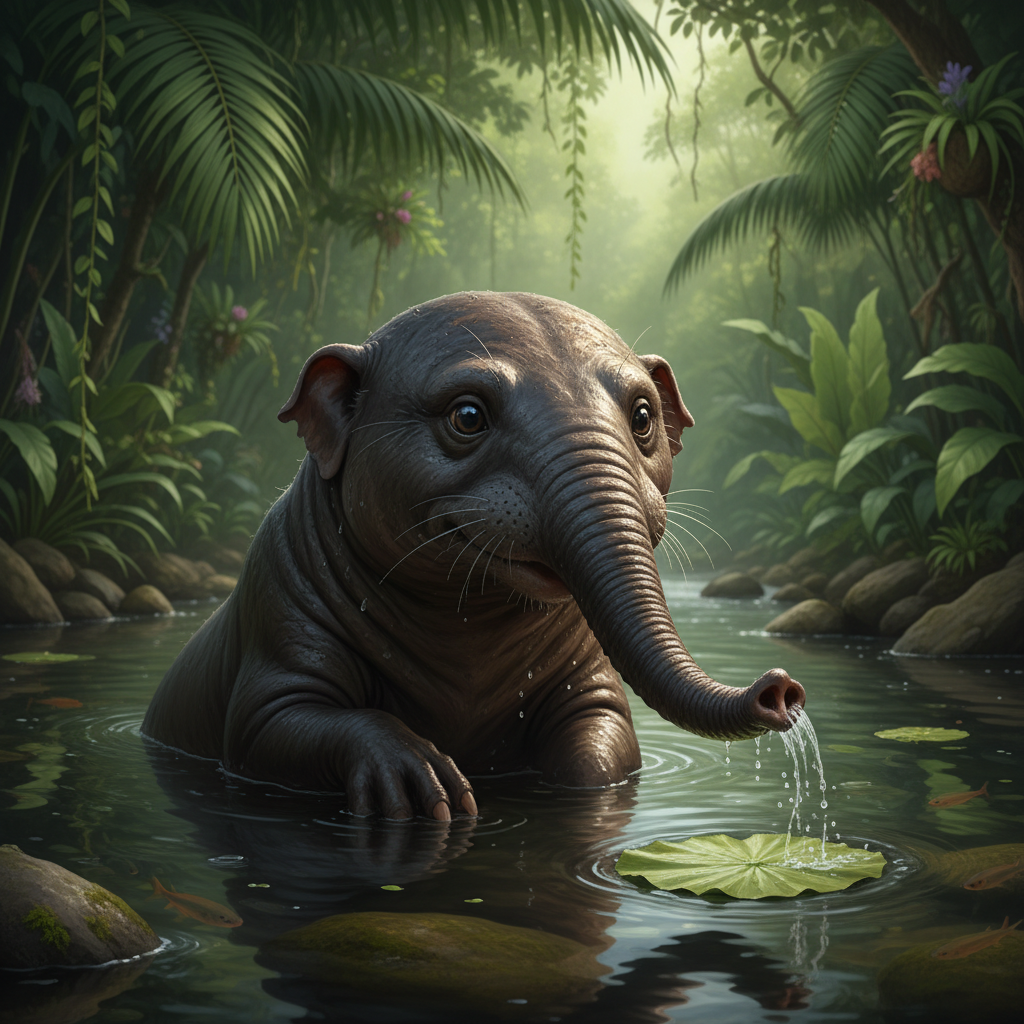 Trunkanter - otter and elephant hybrid