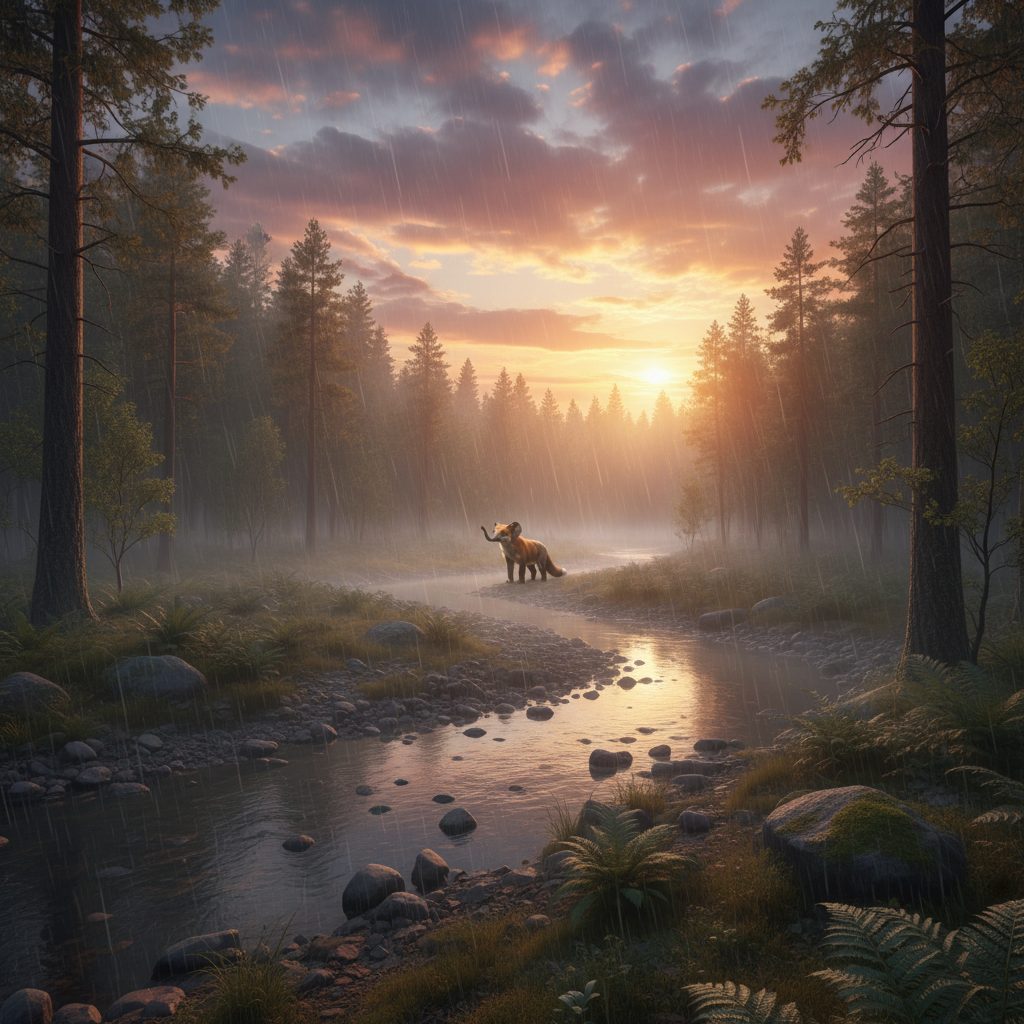 Folephant in its natural habitat - Temperate Woodlands and Forest Edges, often near water sources