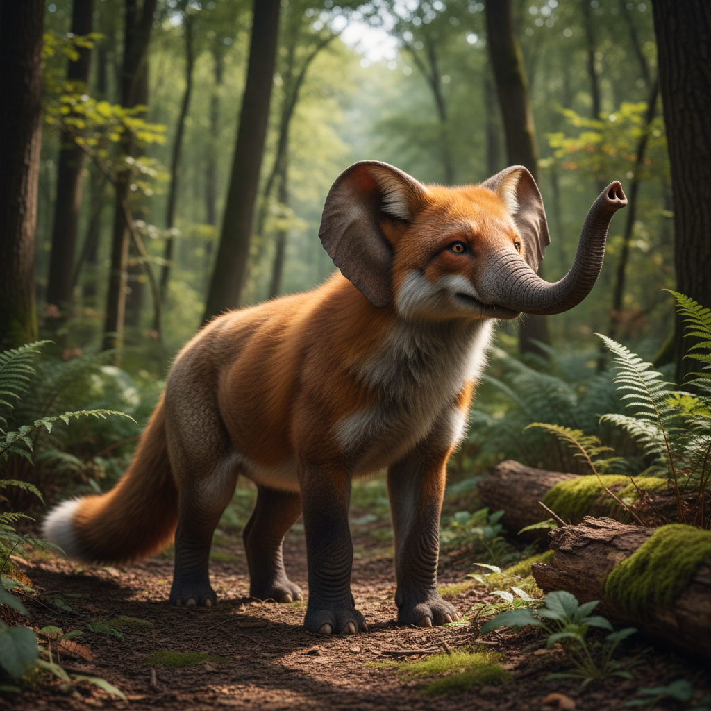 Folephant - elephant and fox hybrid
