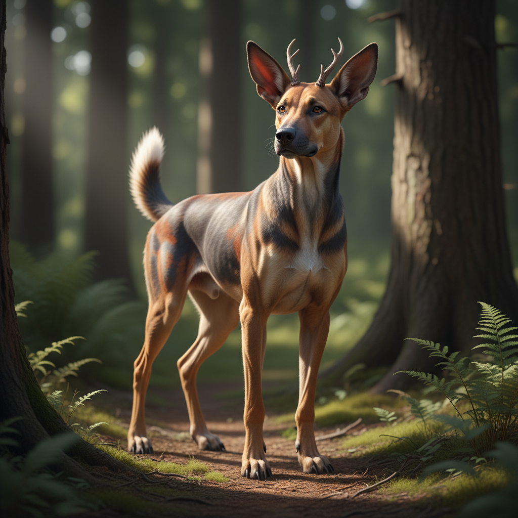 Barkstag - deer and dog hybrid