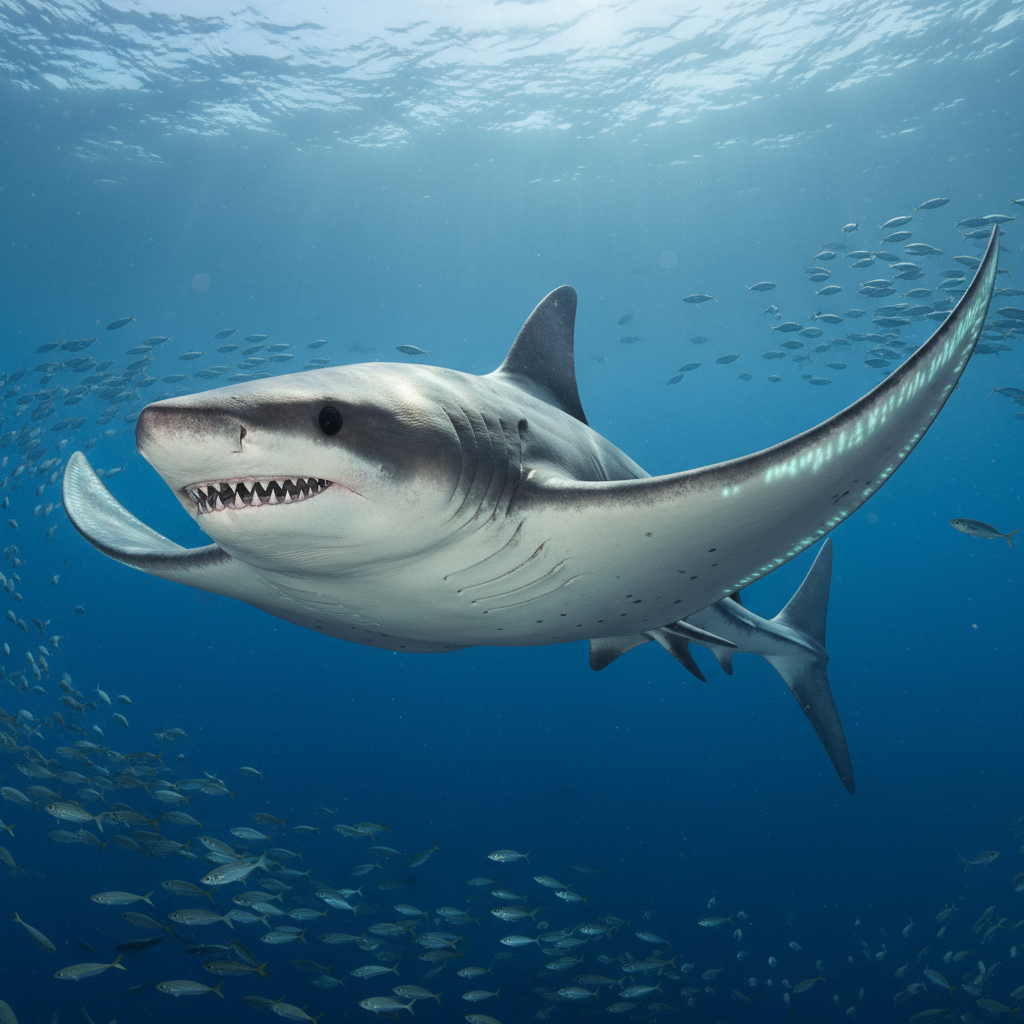 Mantashark - shark and manta ray hybrid