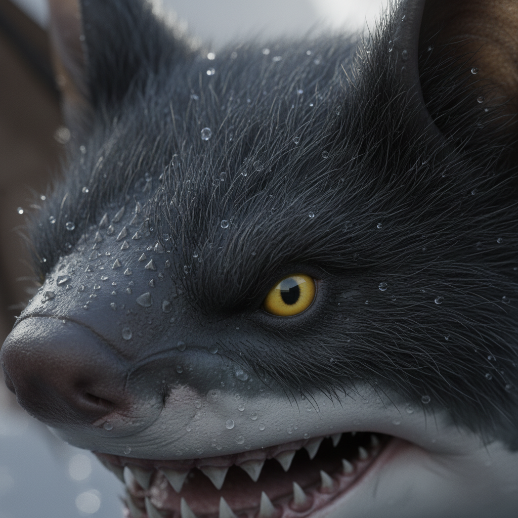 Illustration of Sharkbat's unique traits