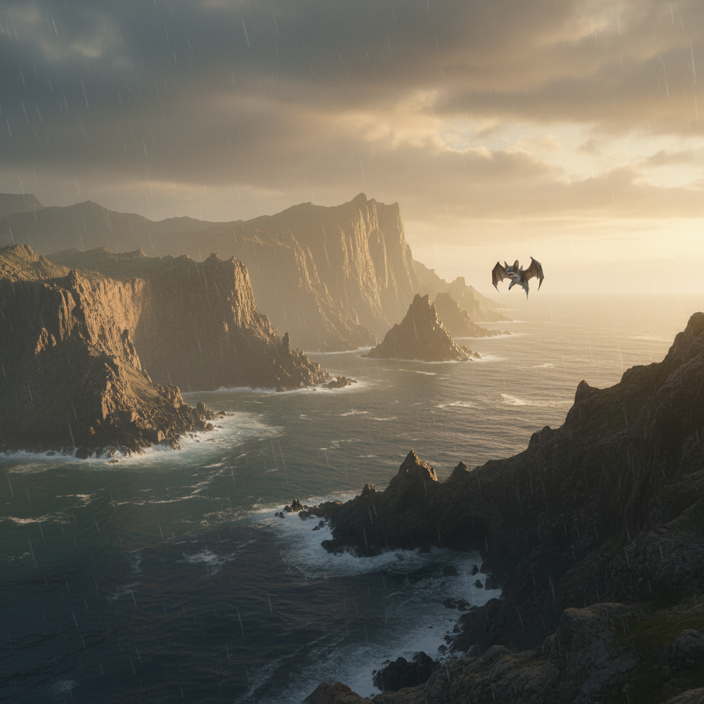 Sharkbat in its natural habitat - Deep ocean trenches, large underwater cave systems, and remote island coastlines