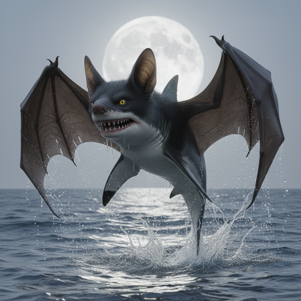 Sharkbat - bat and shark hybrid